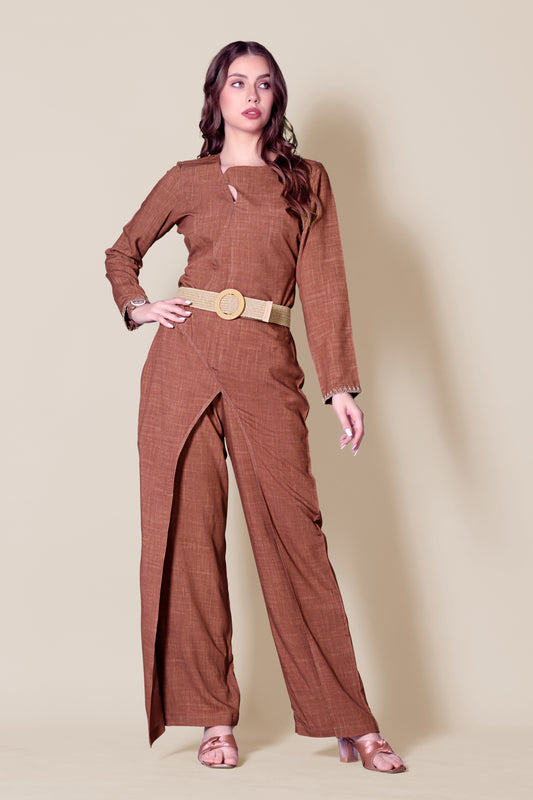 Rustic Brown Asymmetric Set