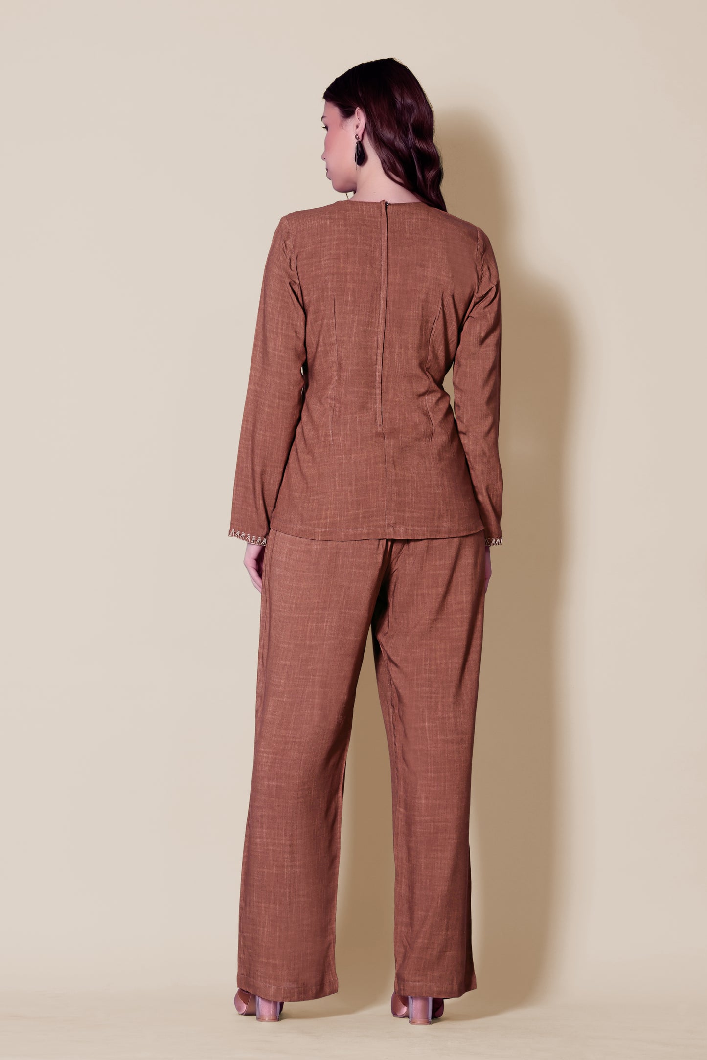 Rustic Brown Asymmetric Set